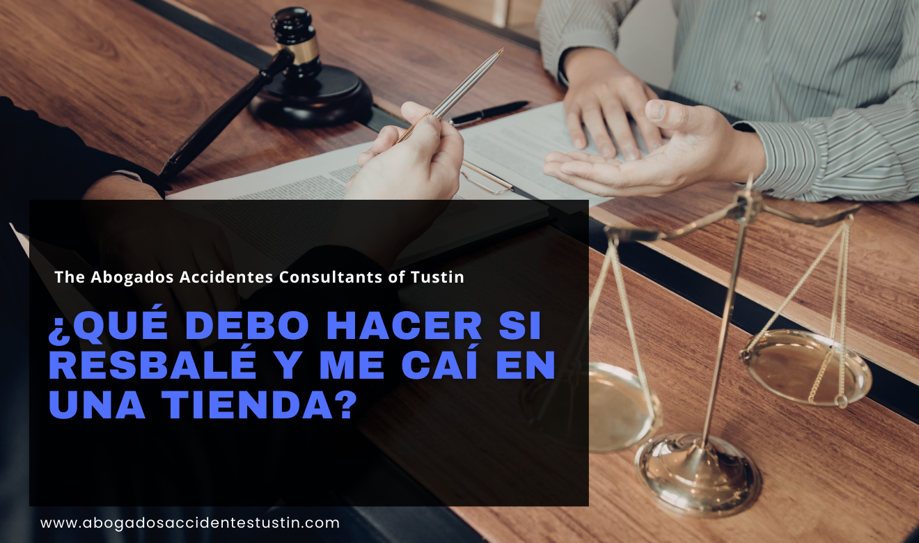 abogado de lesiones personales resbalón caída