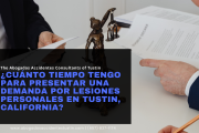 tiempo límite para presentar un caso legal Tustin